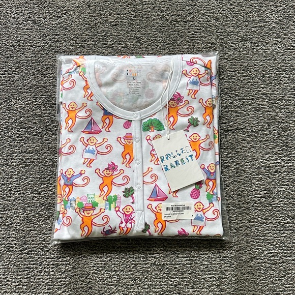 Roller Rabbit Charleston Monkey Pajamas - Picture 4 of 5